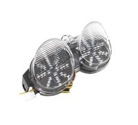CBCLOPKLCU Repetidor Lateral Intermitente Luz Trasera LED para Motocicleta Para YZF -R6 2001-2002 Faro Trasero de Frenado y Señal Giro Integrados