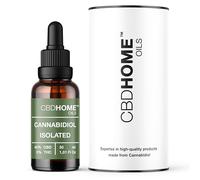 CBD HOME Oils - Aceite con CBD Aislado al 40% - 30 ml - Fórmula con 12.000 mg de Cannabidiol - Base de Coco y Semilla de Cáñamo Ecológico - Fórmula Certificada - Con Omega 3-6-9 - Fabricado UE