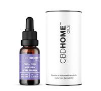 CBD HOME Oils - Aceite con CBD + CBN + Melisa + Valeriana - 10 ml - Fórmula con 2.000 mg de Cannabidiol - Base de Coco y Semilla de Cáñamo Ecológico - Fórmula Certificada - Omega 3-6-9 - Fabricado UE