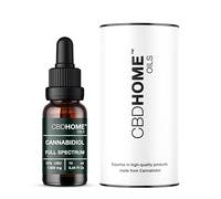 CBD HOME Oils - Aceite con CBD Full Spectrum al 10% - 10 ml - Fórmula con 1.000 mg de Cannabidiol - Base de Coco y Semilla de Cáñamo Ecológico - Fórmula Certificada - Con Omega 3-6-9 - Fabricado UE
