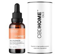 CBD HOME Oils - Aceite de Rosa Mosqueta Puro Enriquezido con 3000mg de CBD + Escualeno - Orgánico y Prensado en Frío - Nueva formula para Cicatrices, Estrías, Hidratación de Cuerpo y Cara - 50 ml