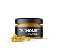 CBD HOME Pearls - 90 Perlas - Melatonina - Aceite de Oliva Ecológico, Enriquecido con CBD Puro Certificado - 100mg/unidad (40%) - Fabricado UE
