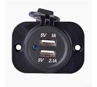 CBE CLine - Cargador de módulo de enchufe USB dual para caravana, caravana, autocaravana, fácil instalación en panel