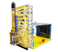 CBFGGOEUDFBS Kit de Granja de Hormigas Transparente for observación de colonias de Hormigas. Casa de Hormigas for entusiastas de la Ciencia.(Yellow)