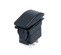 CBFMFVFROR 1 interruptor basculante 7 pines DPDT ON-OFF-ON 2 interruptor basculante LED coche camión marino Universal 12/24V accesorios de controles interiores de coche