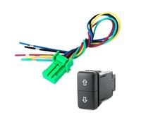 CBFMFVFROR 1 interruptor de encendido LED DRL, botón de interruptor de lámpara antiniebla delantera, apto for Toyota FJ Land Cruiser Prado 120 LC100, accesorios for coche(Up-down arrow)