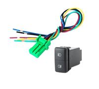 CBFMFVFROR 1 interruptor de encendido LED DRL, botón de interruptor de lámpara antiniebla delantera, apto for Toyota FJ Land Cruiser Prado 120 LC100, accesorios for coche(Front rear fog lamps)