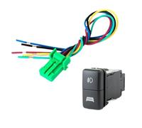 CBFMFVFROR 1 interruptor de encendido LED DRL, botón de interruptor de lámpara antiniebla delantera, apto for Toyota FJ Land Cruiser Prado 120 LC100, accesorios for coche(Fog light spotlight)