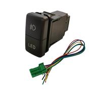 CBFMFVFROR 1 interruptor de encendido LED DRL, botón de interruptor de lámpara antiniebla delantera, apto for Toyota FJ Land Cruiser Prado 120 LC100, accesorios for coche(Front fog light LED)