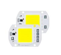 CBFMFVFROR 1 Uds lámpara LED COB 10W 20W 30W 50W AC 220V 230V 240V IC inteligente No necesita controlador Chip DIY, apto for proyectores de luces LED Chip reflector(Cold White,10W 110V)