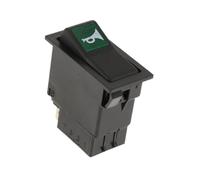 CBFMFVFROR 2 uds interruptor de botón de bocina Universal de 2 pines, interruptor basculante de palanca de encendido y apagado SPST, apto for coche, camión, ingeniería, tren, barco