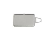 CBFMFVFROR Apto for Mercedes W211 W219, Cubierta de Espejo for Visera de Coche, Cubierta de Espejo de Maquillaje, Apto for Benz E CLS Clase E200 CLS300 2118100410(Gray Left)