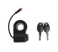 CBFMFVFROR Cerradura de encendido con llave de 2 pines compatible con Kukirin G2 y Pro Max, interruptor de acelerador y acelerador.