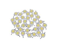 CBFMFVFROR Chip de diodos LED de 1W y 3W, espectro completo rosa, blanco Natural, blanco cálido, 3000K, 3500K, 4500K, 6500K, 400-840nm, 100-50 Uds.(Full Spectrum 6500K,1W 50pcs)
