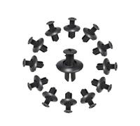 CBFMFVFROR Hebilla de coche, remaches de plástico con orificio de 8mm, tornillo de expansión de cierre de hebilla fija, Clips de sujeción de retenedor de Panel de ajuste de puerta de vehículo(50PCS)