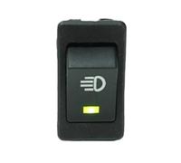 CBFMFVFROR Interruptor basculante for luz antiniebla de coche, 12V, 35A, forma de barco, interruptores LED for tablero, botón, piezas interiores de automóvil(Green)