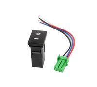 CBFMFVFROR Interruptor pulsador de luz antiniebla delantera DC12V, botón de 4 cables, apto for Toyota Camry Prius Corolla