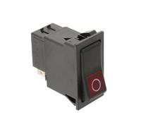 CBFMFVFROR Interruptor SPST de encendido/apagado basculante redondo for coche, barco y camión con LED rojo