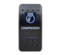 CBFMFVFROR Interruptor tipo barco Universal 12-24V for yate RV de coche, interruptor de luz de tira de luz de trabajo for faros delanteros(COMPRESSOR)