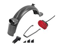 CBFMFVFROR Kit de soporte for guardabarros trasero y luz trasera Apto for patinete eléctrico Xiaomi 1S/PRO 2/Mi3, accesorios de soporte for guardabarros.(Black)