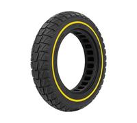 CBFMFVFROR Neumático sólido de 10 pulgadas compatible con patinete eléctrico Xiaomi M365 Pro Pro2 1S, x 2,0, goma duradera, sin cámara, amortiguador(Yellow)