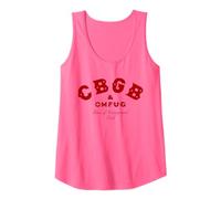 CBGB - Classic Logo Red On Pink Camiseta sin Mangas