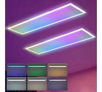 CBJKTX 2ER LED Panel 100x25 Deckenleuchte - Deckenpanel Dimmbar Lang