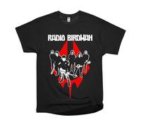 CBKSARTT Radio Birdman Distressed Music Red Art Unisex T-Shirt