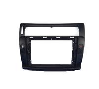 CBLDF 2 DIN 9 pulgadas Coche Radio Fascia Dashboard Frame Installation DVD GPS MP5 Android Multimedia Player Panel compatible con Citroen C4 2004-2009 (Color : Black)