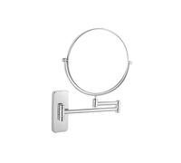 CBLdF 8In Wall Mounted Double-Sided Mirror Magnifying Mirror Bathroom Household Telescopic Vanity Mirror Beauty Mirror,Plata,3X