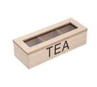 cBorsa da tè in legno Borsa da tè Borsa da stoccaggio Piacca per sacca da tè Organizzatore per sacca da tè Porta della borsa da tè in legno Borsa di stoccaggio della scatola da tè da tè Disposta in le
