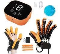 CBPTTM Guantes Robot de Rehabilitación para Mano - Terapia y Recuperación de Dedos Tras Ictus, Hemiplejia y Rigidez Articular Right XL