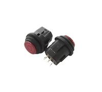 CBQZCHWDKT 1pc 16MM PB-1605BD red self-reset push-button switch with 3V light round head