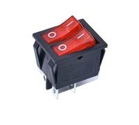 CBQZCHWDKT 1pc KCD4 Boat Rocker Switch 4Pin 2-way 2-position 15A 250V 31 * 25.5mm red