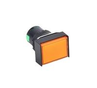 CBQZCHWDKT 1PC Self-locking yellow LA16-11CZ Rectangle with light 24V push-button switch 16mm 5 pins
