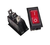 CBQZCHWDKT 1PC ship type switch R-2-110-CPL-BR three-pin on/off rocker switch 32 * 16.5mm
