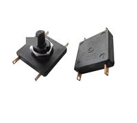 CBQZCHWDKT 1pc Square 25 * 25 3410 T125 Rotary switch 4 pin 4 gear (OFF-0N-ON-ON) cooker switch 10A250V