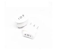 CBQZCHWDKT 1pcs 6A/250V kettle Power supply rocker Round boat oval switch White 3Pin On-off-On