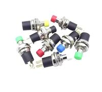 CBQZCHWDKT 1pcs PB05A PBS-110 Blue head self-locking switch Open hole 7MM button Small button 2pin