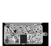 CBQZCHWDKT 200 piezas de conector de cable a tope sin aislamiento, casquillo for cable eléctrico, terminal de crimpado estañado AWG 22-10