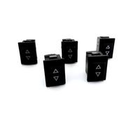 CBQZCHWDKT 5Pcs KCD1 15 * 21mm 3pin Rocker Switch 10A/125V Arrow Self-reset/Momentary Push Button Switch