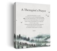 CBQZCHWDKT Counselor Office Decor A Therapists Prayer Wall-Art Give to My Heart Inspirational Quote Print(Unframed,16x24inch(40x60cm))