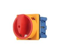CBQZCHWDKT D11-25 Rotary Switch Selector Changeover Cam Switch 25A 1 Phase 2 Position 4 Terminals Padlock