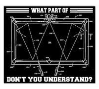 CBQZCHWDKT Retro Pool Table Structure Metal Sign What Part Dont You Understand Comedy Poster Side Rail Foot Diagram Plaque Tavern Pub Wall-Art Tin 8 X 12 inch