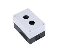 CBQZCHWDKT Waterproof Button Box Switch Control Box 123 Hole Industrial Switch Indicator Box Emergency Stop Push Button Switch Box 22mm(2 Hole)