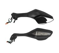 CBR1000RR 2017-2023 Espejos Retrovisores De Luz Intermitentes Espejo Motocicleta(B-black2)