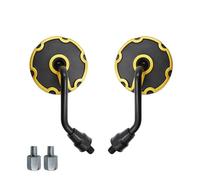 CBR1000RR CBR1100XX PCX 125 PCX 150 CR80R Accesorios de Motocicleta Espejos retrovisores 10 mm(Oro)