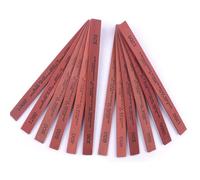 CBRIGHT 12 piezas Corindón Blanco Piedra de Afilar Afilador -Juego de Piedras de Aceite de Pulido Sémola 320 # 400 # 600 # 800 # 1000 # 1200 # - (5.9x0.47x0.12 pulgadas)