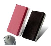 CBRIGHT - Juego de 2 piedras afiladoras pequeñas de dos caras (400#/800#) (grano 3000#/8000) (1.9 x 1 x 0.4 pulgadas)