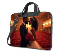 CBRT Bolsa para laptop para mujer, una pareja en atuendo formal comparte un momento íntimo en el escenario, bolsa de viaje para laptop, mochila para laptop para mujer, color, 29x40cm, Bohemio